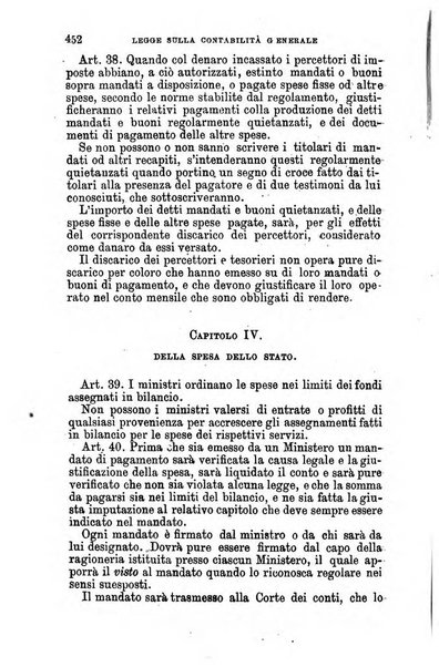 Manuale ad uso dei senatori del Regno e dei deputati contenente lo Statuto e i plebisciti, la legge elettorale, i regolamenti delle due Camere, le principali leggi organiche dllo Stato, gli elenchi dei senatori del Regno, dei deputati e dei ministeri succedutisi durante la ... legislazione