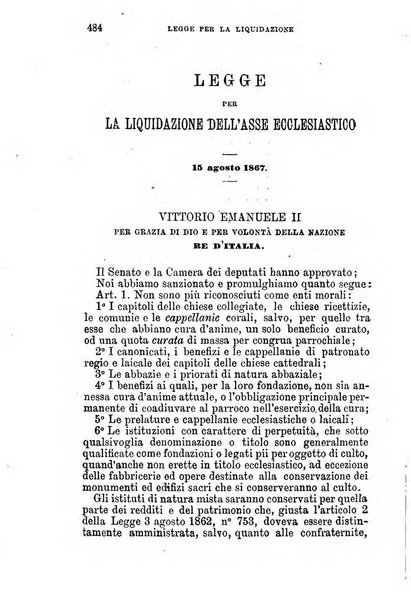 Manuale ad uso dei senatori del Regno e dei deputati contenente lo Statuto e i plebisciti, la legge elettorale, i regolamenti delle due Camere, le principali leggi organiche dllo Stato, gli elenchi dei senatori del Regno, dei deputati e dei ministeri succedutisi durante la ... legislazione