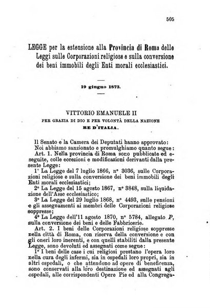 Manuale ad uso dei senatori del Regno e dei deputati contenente lo Statuto e i plebisciti, la legge elettorale, i regolamenti delle due Camere, le principali leggi organiche dllo Stato, gli elenchi dei senatori del Regno, dei deputati e dei ministeri succedutisi durante la ... legislazione