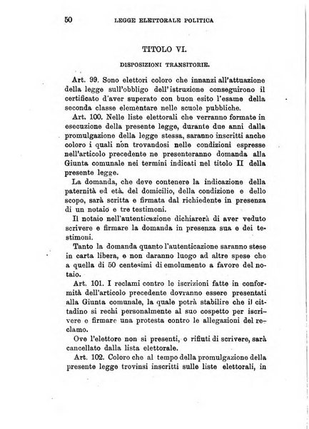 Manuale ad uso dei deputati al Parlamento nazionale