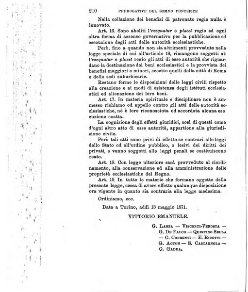 Manuale ad uso dei deputati al Parlamento nazionale