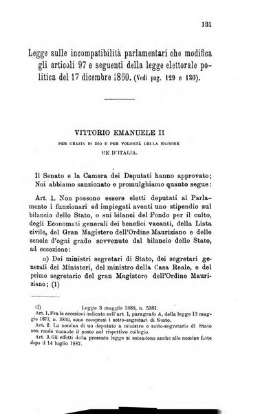 Manuale ad uso dei deputati al Parlamento nazionale