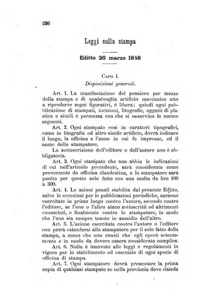 Manuale ad uso dei deputati al Parlamento nazionale