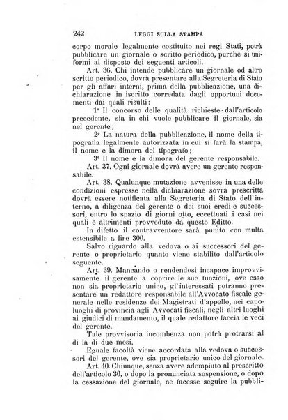 Manuale ad uso dei deputati al Parlamento nazionale