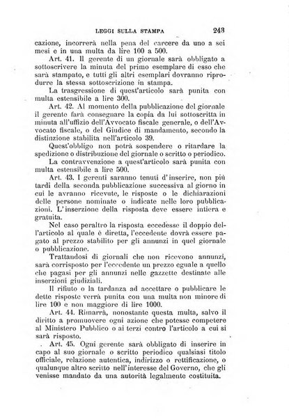 Manuale ad uso dei deputati al Parlamento nazionale