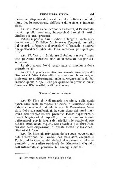 Manuale ad uso dei deputati al Parlamento nazionale