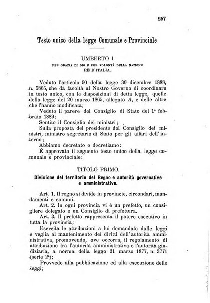 Manuale ad uso dei deputati al Parlamento nazionale