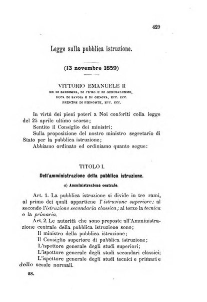 Manuale ad uso dei deputati al Parlamento nazionale