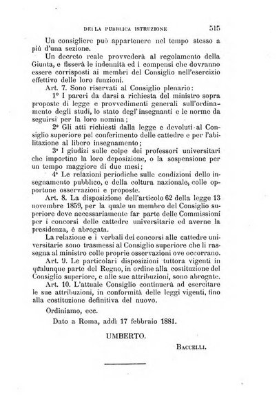 Manuale ad uso dei deputati al Parlamento nazionale