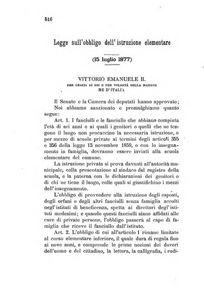 Manuale ad uso dei deputati al Parlamento nazionale