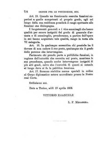 Manuale ad uso dei deputati al Parlamento nazionale