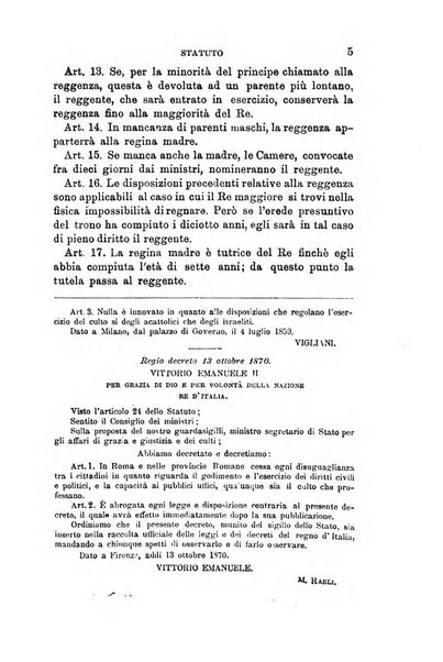 Manuale ad uso dei deputati al Parlamento nazionale