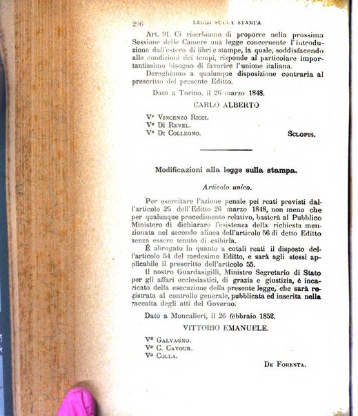 Manuale ad uso dei deputati al Parlamento nazionale