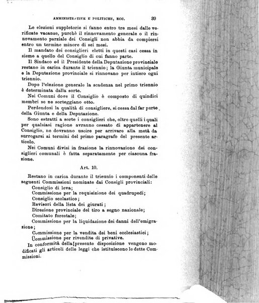 Manuale ad uso dei deputati al Parlamento nazionale