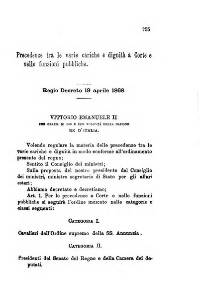 Manuale ad uso dei deputati al Parlamento nazionale