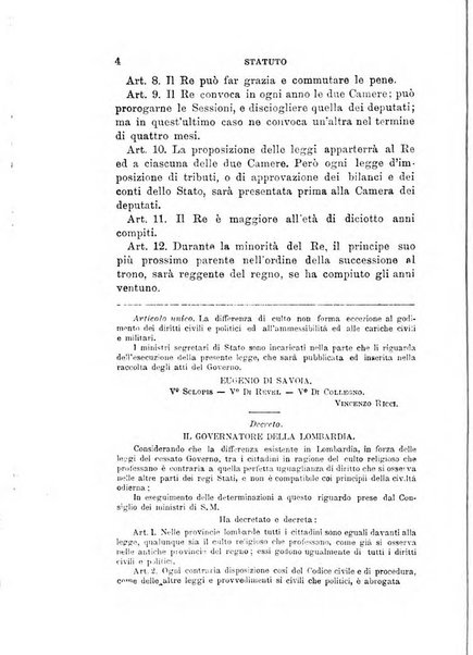 Manuale ad uso dei deputati al Parlamento nazionale