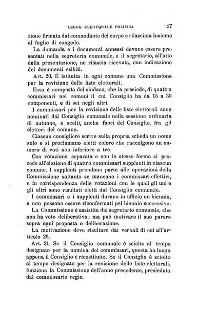 Manuale ad uso dei deputati al Parlamento nazionale