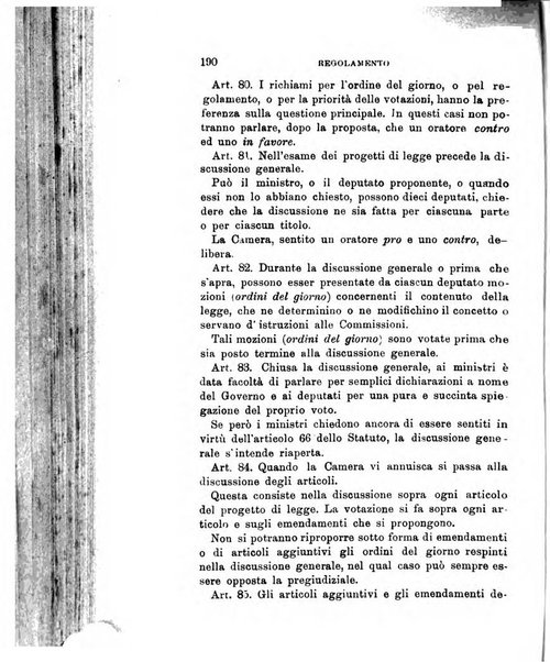 Manuale ad uso dei deputati al Parlamento nazionale