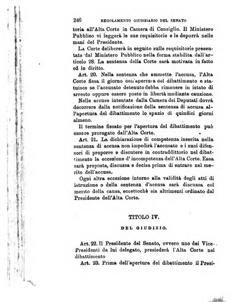 Manuale ad uso dei deputati al Parlamento nazionale