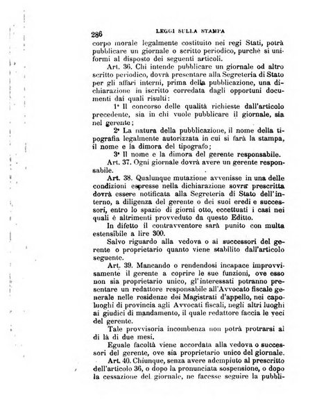 Manuale ad uso dei deputati al Parlamento nazionale