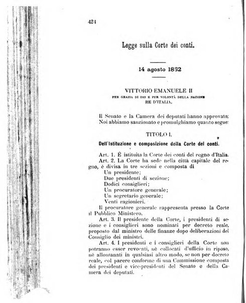 Manuale ad uso dei deputati al Parlamento nazionale