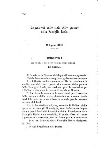 Manuale ad uso dei deputati al Parlamento nazionale