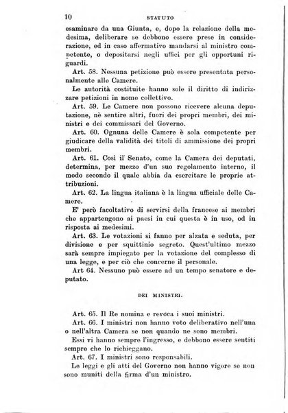 Manuale ad uso dei deputati al Parlamento nazionale