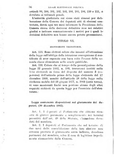 Manuale ad uso dei deputati al Parlamento nazionale