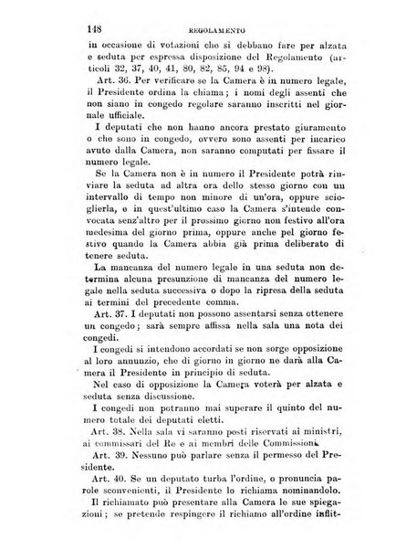 Manuale ad uso dei deputati al Parlamento nazionale