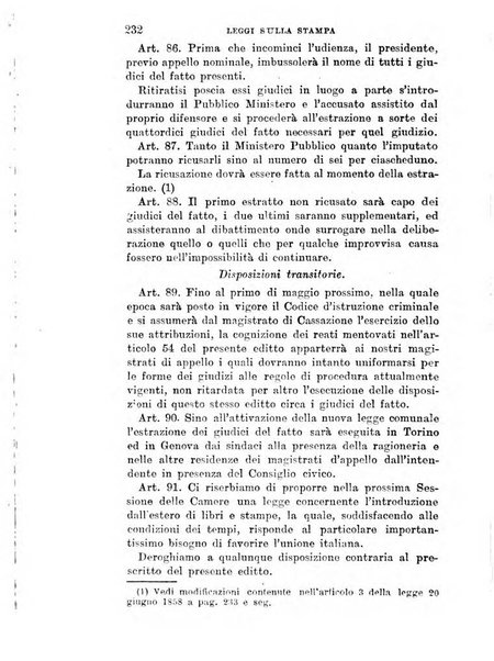 Manuale ad uso dei deputati al Parlamento nazionale