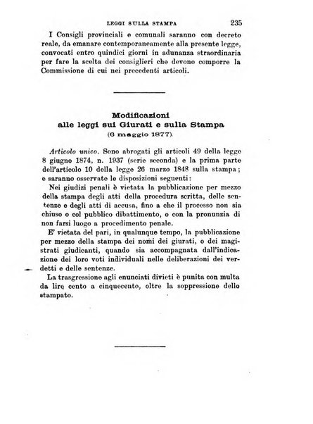 Manuale ad uso dei deputati al Parlamento nazionale