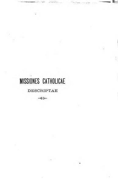 Missiones catholicae