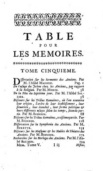 Académie Royale des Inscriptions et Belles Lettres. Mémoires..