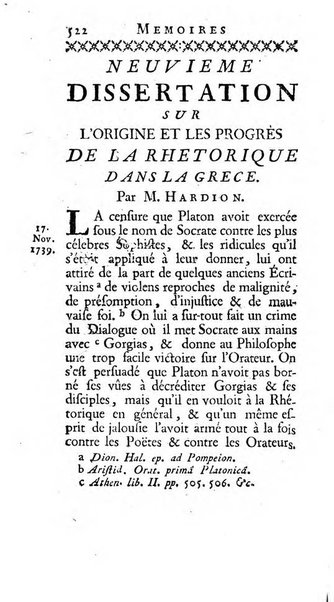 Académie Royale des Inscriptions et Belles Lettres. Mémoires..