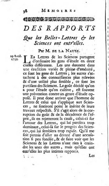 Académie Royale des Inscriptions et Belles Lettres. Mémoires..