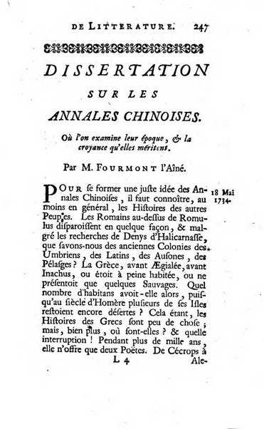 Académie Royale des Inscriptions et Belles Lettres. Mémoires..