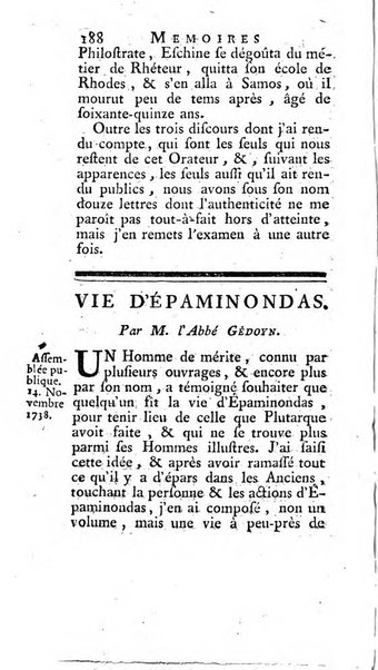 Académie Royale des Inscriptions et Belles Lettres. Mémoires..