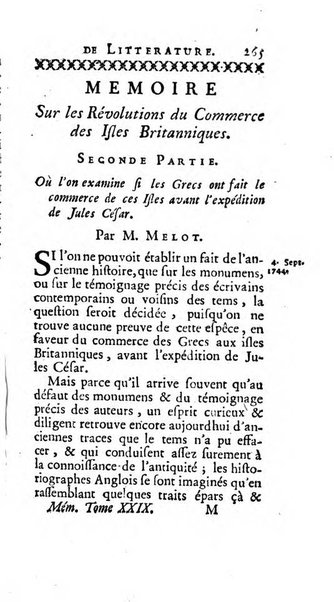 Académie Royale des Inscriptions et Belles Lettres. Mémoires..