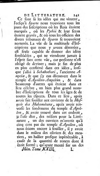 Académie Royale des Inscriptions et Belles Lettres. Mémoires..