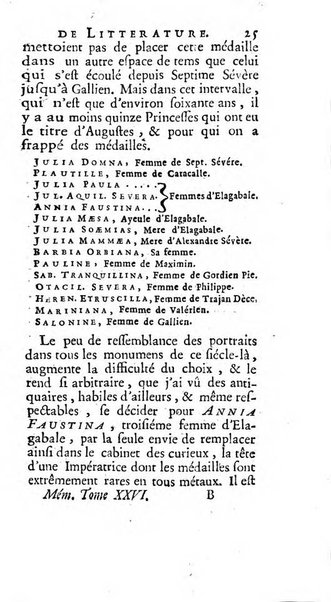 Académie Royale des Inscriptions et Belles Lettres. Mémoires..