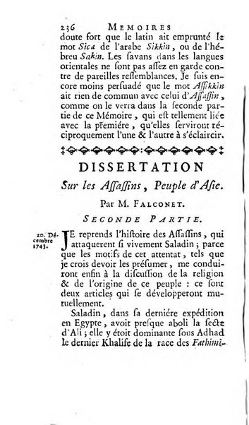 Académie Royale des Inscriptions et Belles Lettres. Mémoires..