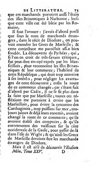 Académie Royale des Inscriptions et Belles Lettres. Mémoires..