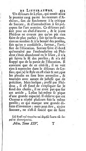 Académie Royale des Inscriptions et Belles Lettres. Mémoires..