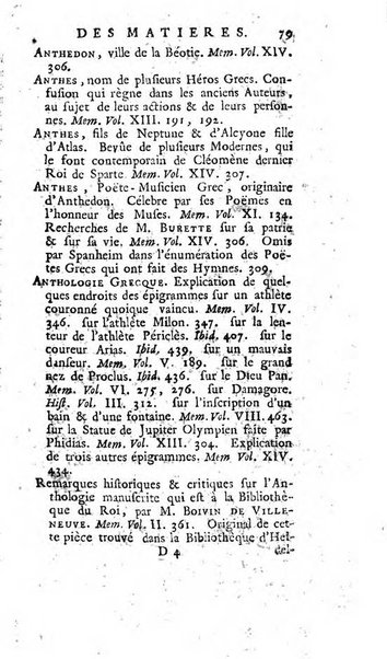 Académie Royale des Inscriptions et Belles Lettres. Mémoires..