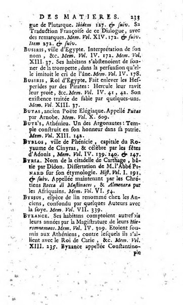 Académie Royale des Inscriptions et Belles Lettres. Mémoires..