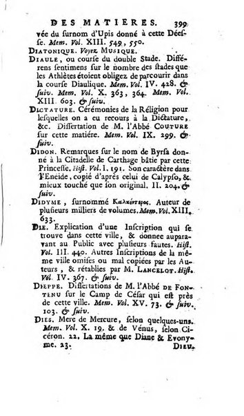 Académie Royale des Inscriptions et Belles Lettres. Mémoires..