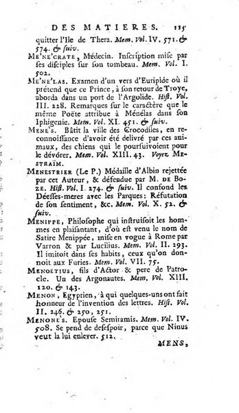 Académie Royale des Inscriptions et Belles Lettres. Mémoires..