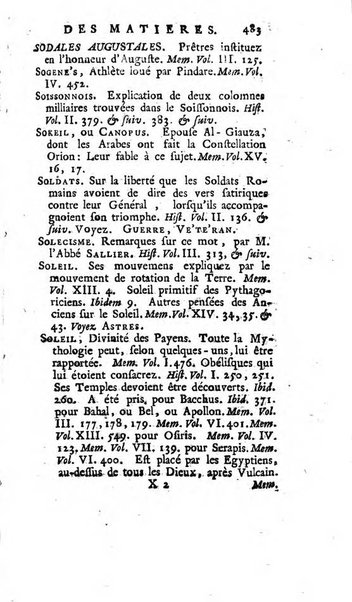 Académie Royale des Inscriptions et Belles Lettres. Mémoires..