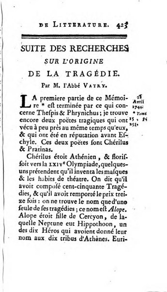 Académie Royale des Inscriptions et Belles Lettres. Mémoires..