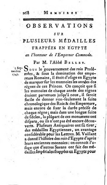 Académie Royale des Inscriptions et Belles Lettres. Mémoires..